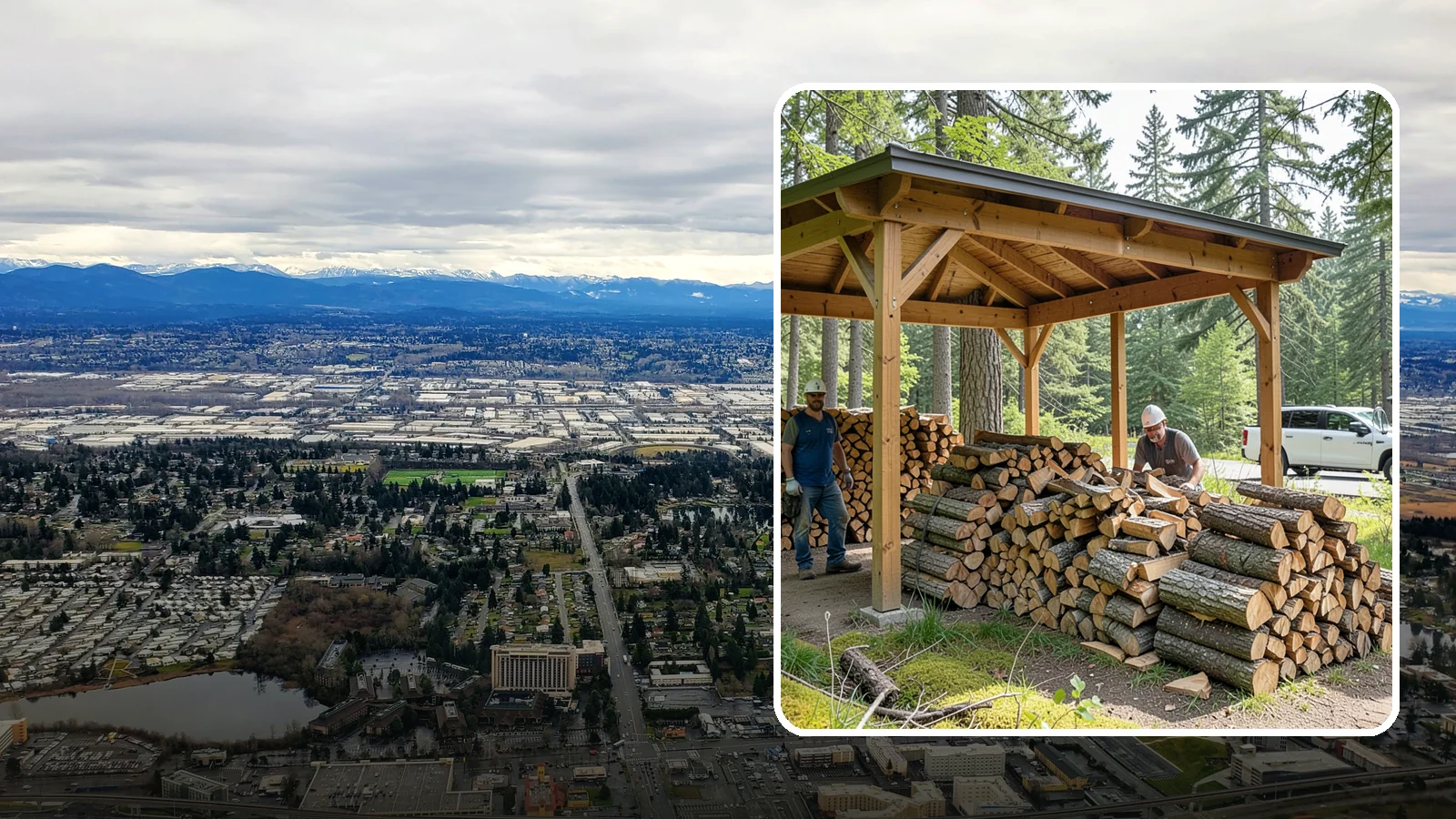 Firewood Covers in SeaTac, WA - We provide weatherproof firewood covers that shield your stack from constant Pacific Northwest rain while still letting it...