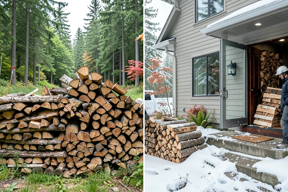 Firewood Covers in SeaTac, WA - Measure your stack dimensions and exposure
