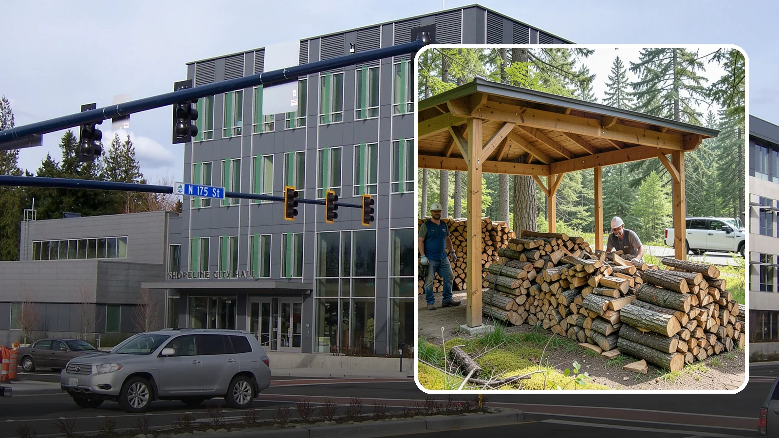 Firewood Covers in Shoreline, King County, WA - We provide weatherproof firewood covers that shield your stack from constant Pacific Northwest rain while still letting it...