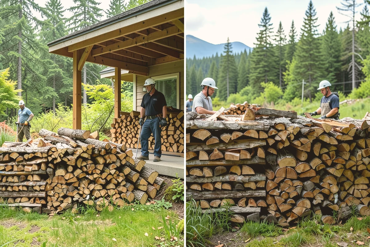 Firewood Covers in Snohomish, Snohomish County, WA - Measure your stack dimensions and exposure