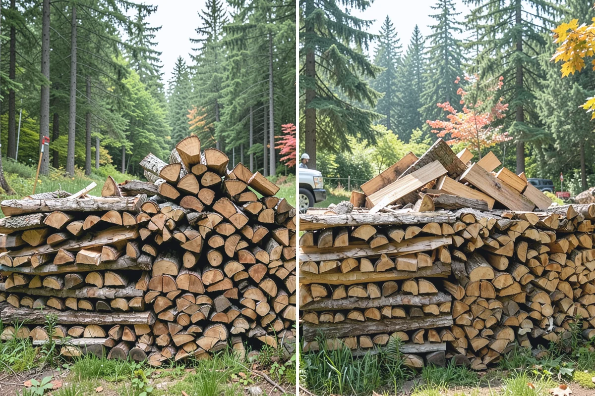Firewood Covers in Sumner, Pierce County, WA - Measure your stack dimensions and exposure