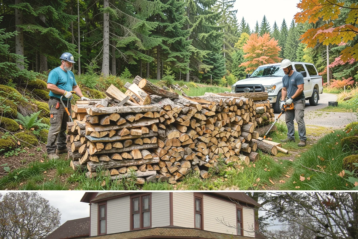 Firewood Covers in Sumner, Pierce County, WA - Add covers before the fall rains set in so your summer-seasoned wood stays ready to burn.