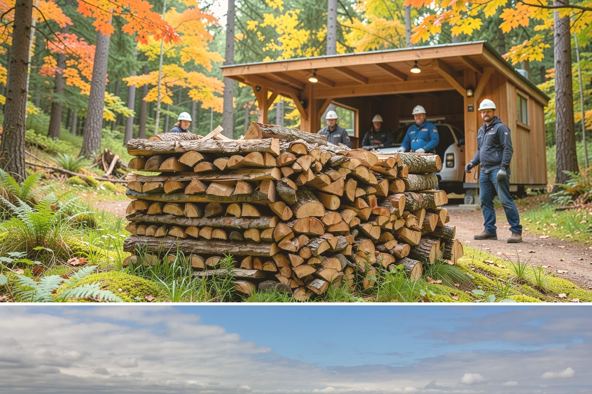 Firewood Covers in University Place, Pierce County, WA - Add covers before the fall rains set in so your summer-seasoned wood stays ready to burn.