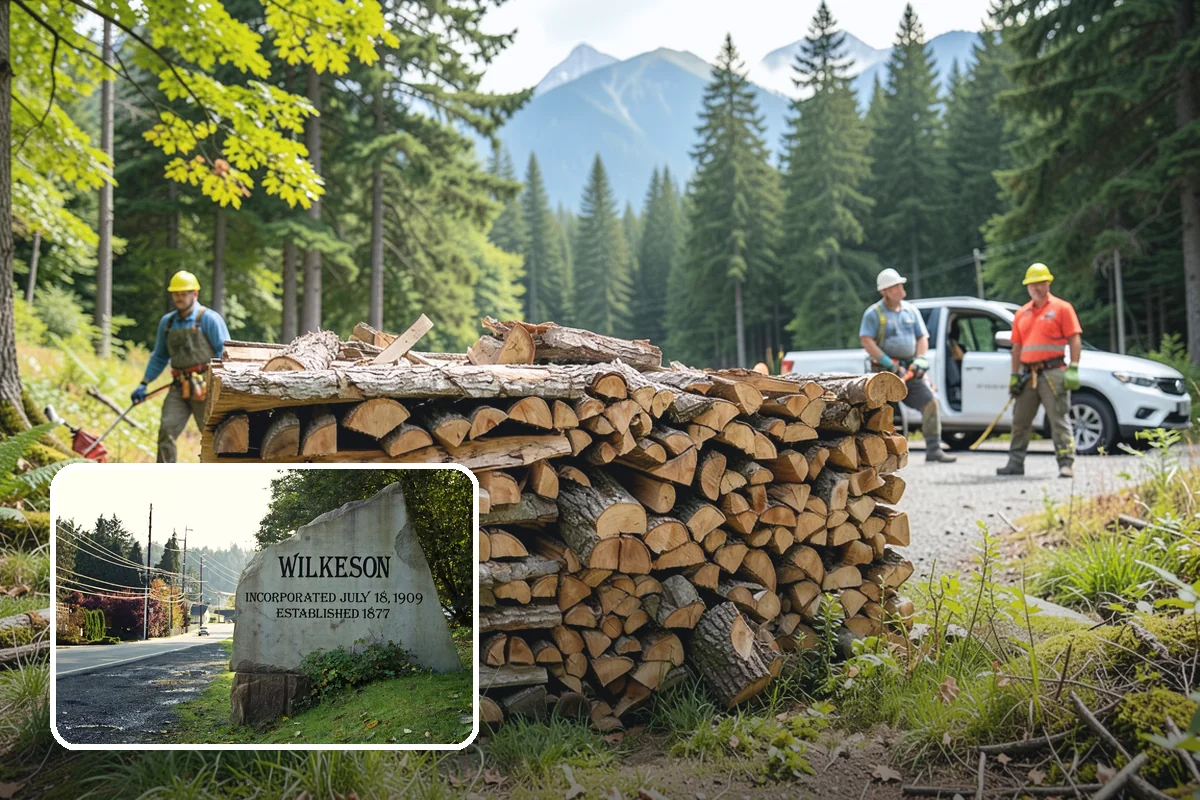 Firewood Covers in Wilkeson, Pierce County, WA - Blocks rain and snow from re-wetting seasoned wood