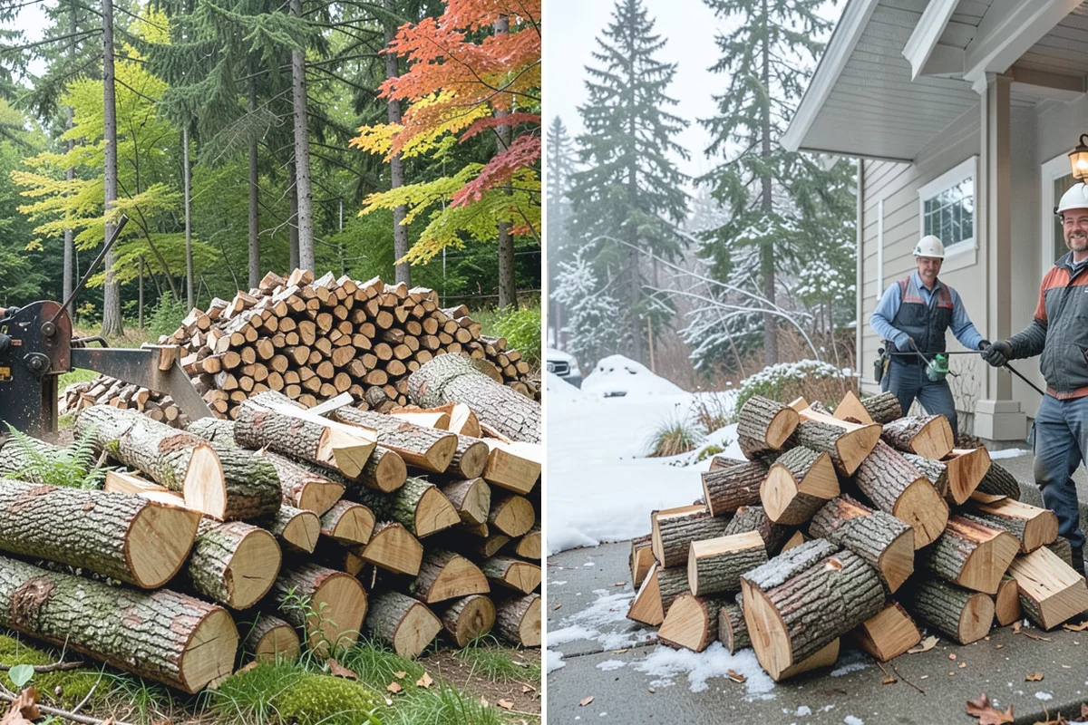 Firewood Covers in Woodinville, King County, WA - Measure your stack dimensions and exposure