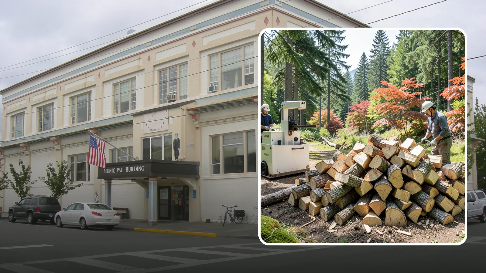 Firewood Cutting in Anacortes, Skagit County, WA - Precise firewood cutting that brings logs down to the burn lengths your appliance needs.