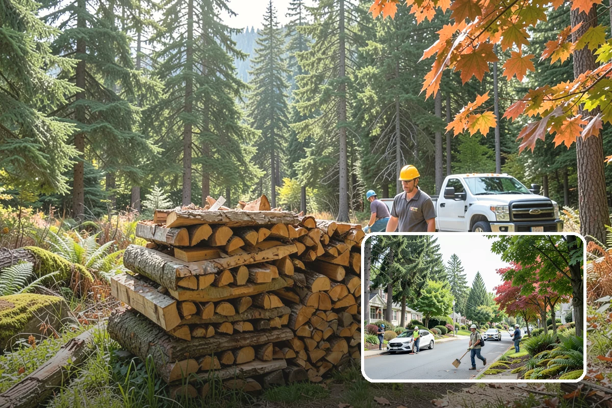 Firewood Cutting in Beaux Arts Village, King County, WA - Consistent lengths that fit your appliance