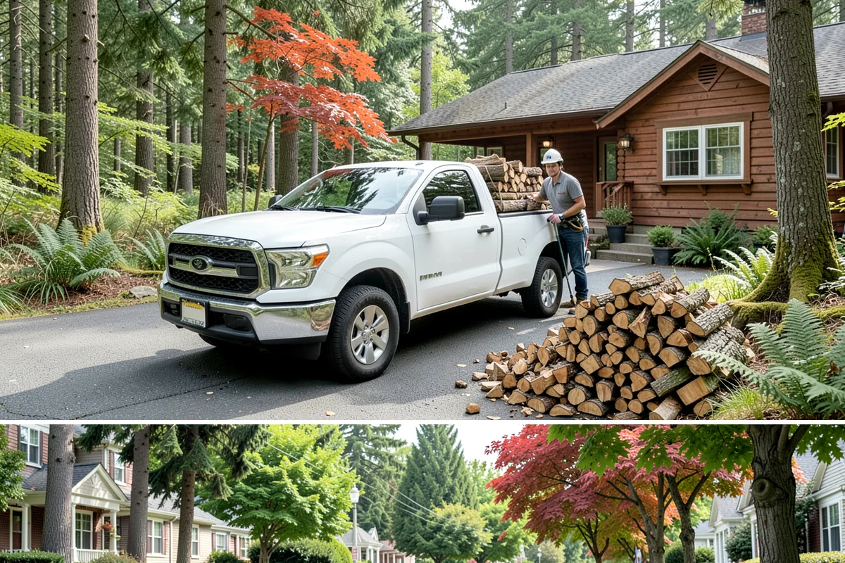 Firewood Cutting in Beaux Arts Village, King County, WA - Schedule cutting in spring or summer so pieces have the dry season to season before winter.