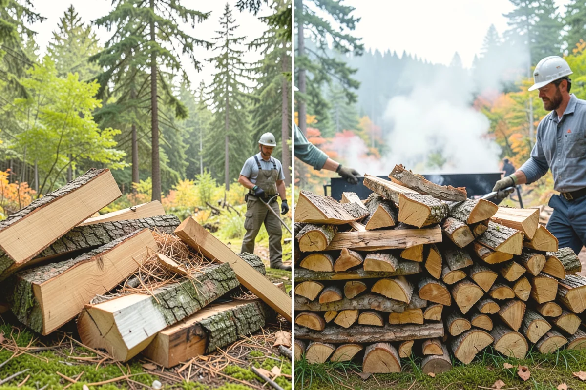Firewood Cutting in Black Diamond, King County, WA - Confirm your target burn length and volume