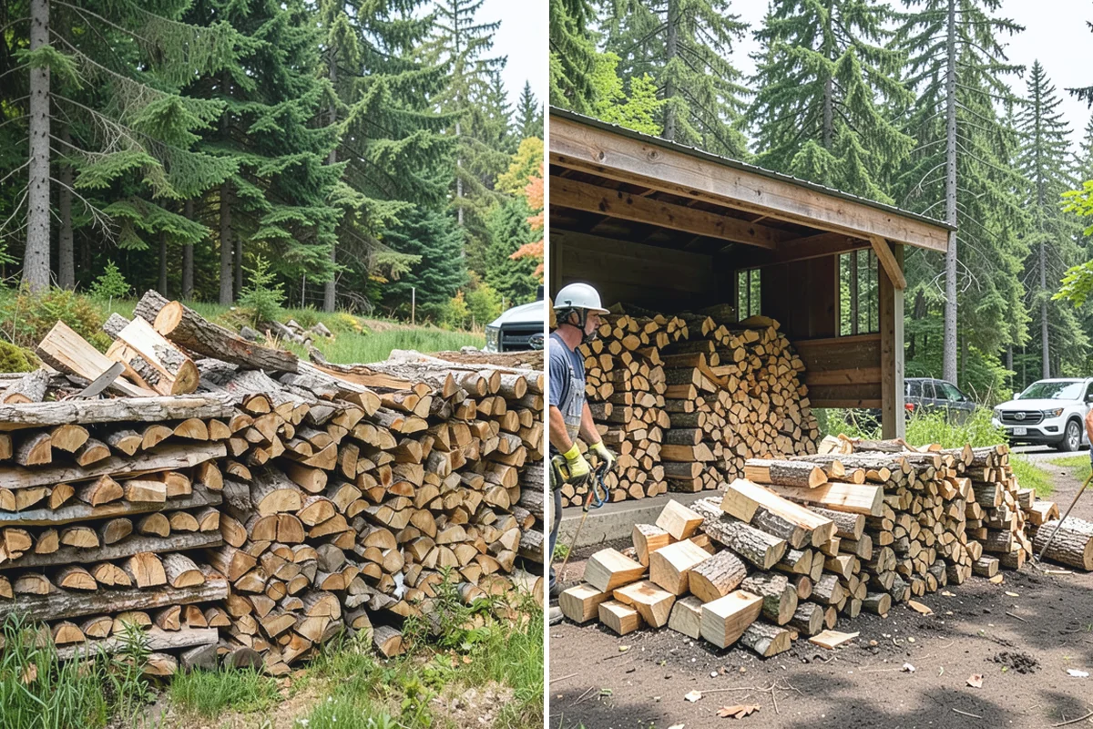 Firewood Cutting in Bonney Lake, Pierce County, WA - Confirm your target burn length and volume