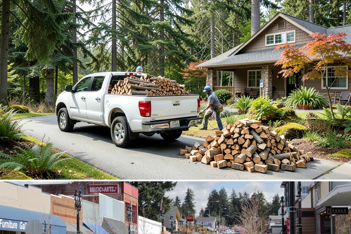 Firewood Cutting in Bothell, King County, WA - Schedule cutting in spring or summer so pieces have the dry season to season before winter.