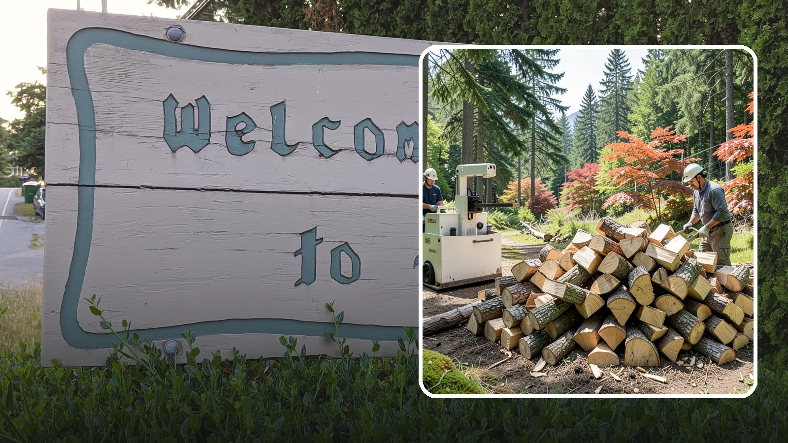 Firewood Cutting in Brier, Snohomish County, WA - Precise firewood cutting that brings logs down to the burn lengths your appliance needs.