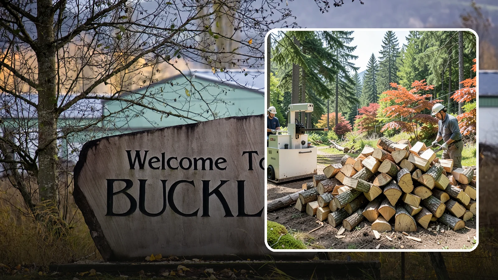 Firewood Cutting in Buckley, Pierce County, WA - Precise firewood cutting that brings logs down to the burn lengths your appliance needs.