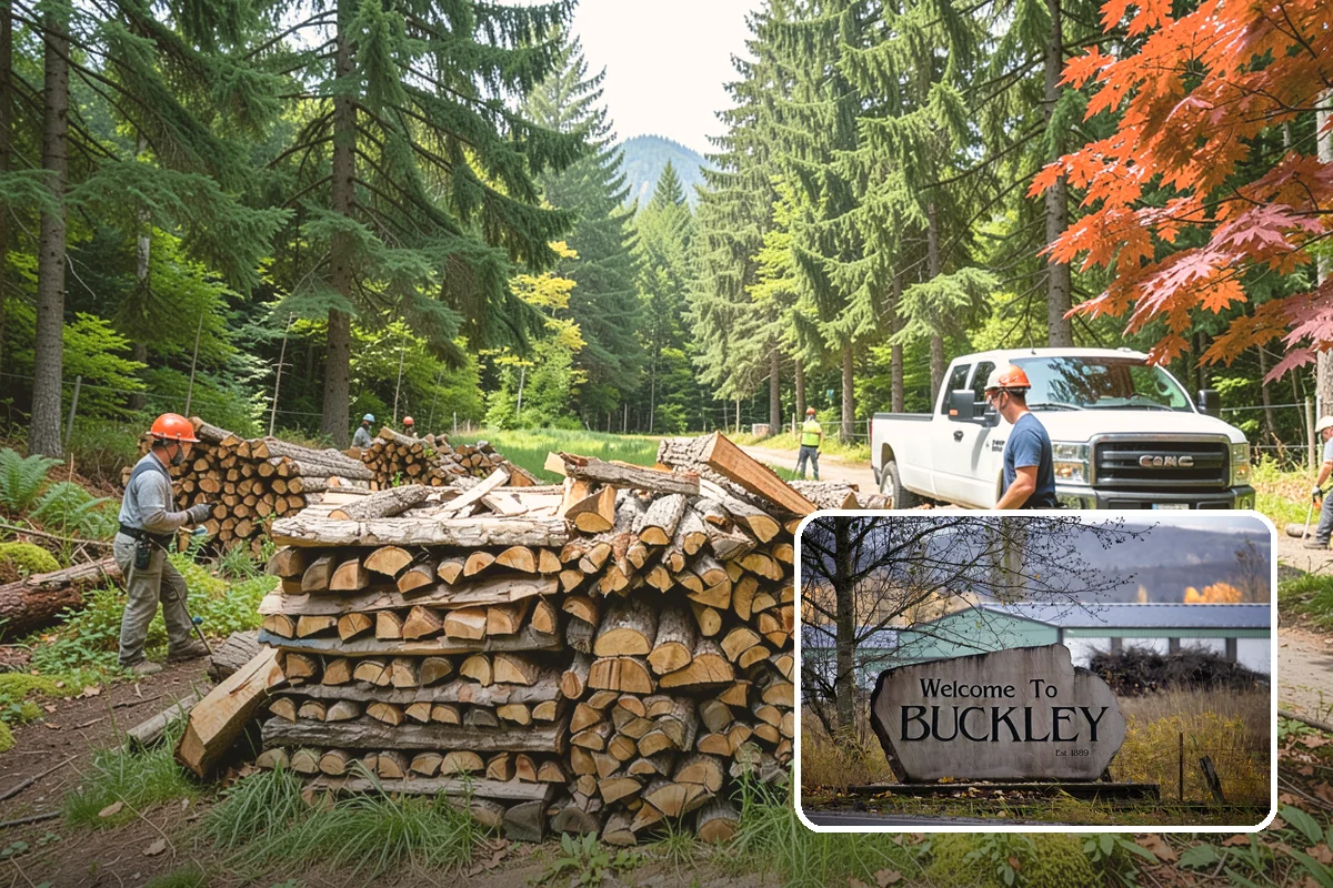 Firewood Cutting in Buckley, Pierce County, WA - Consistent lengths that fit your appliance