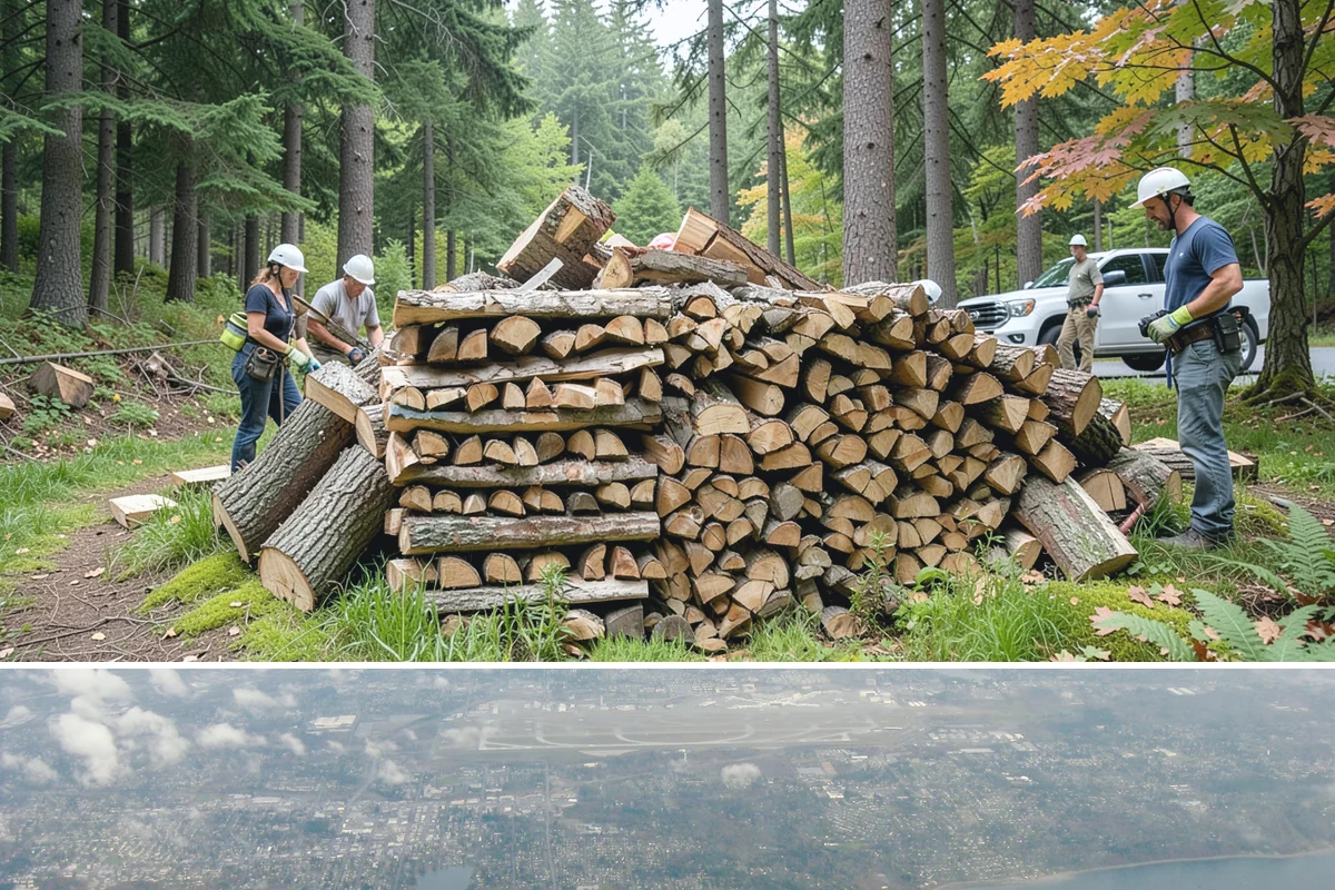 Firewood Cutting in Burien, King County, WA - Schedule cutting in spring or summer so pieces have the dry season to season before winter.