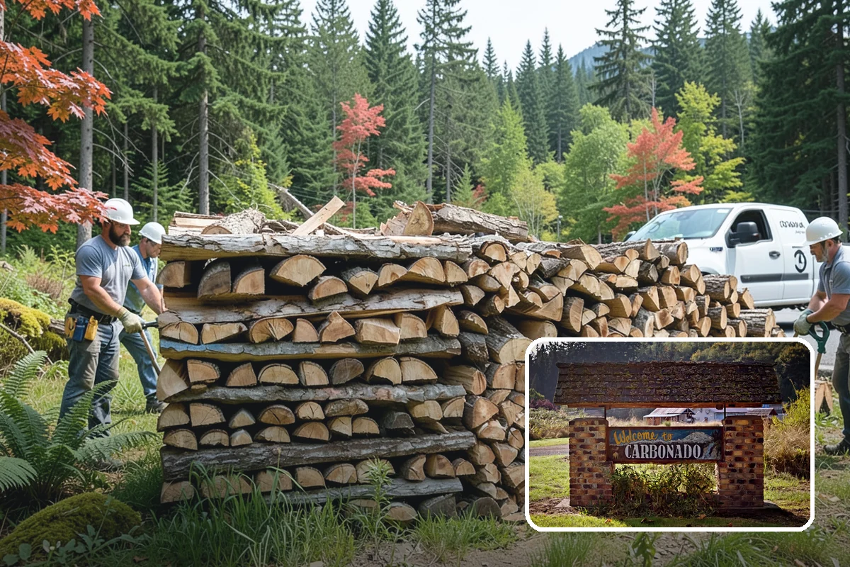 Firewood Cutting in Carbonado, Pierce County, WA - Consistent lengths that fit your appliance