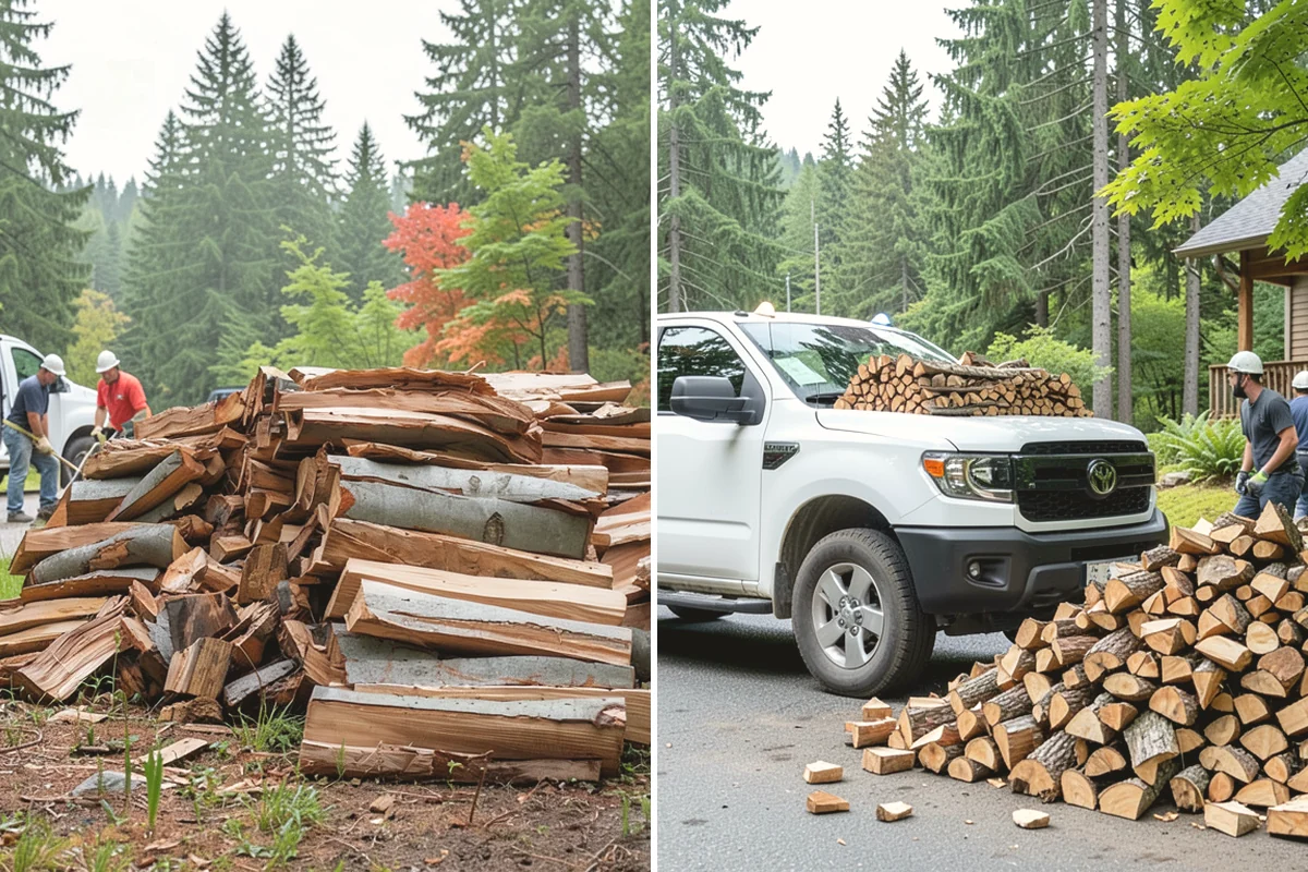 Firewood Cutting in Carbonado, Pierce County, WA - Confirm your target burn length and volume