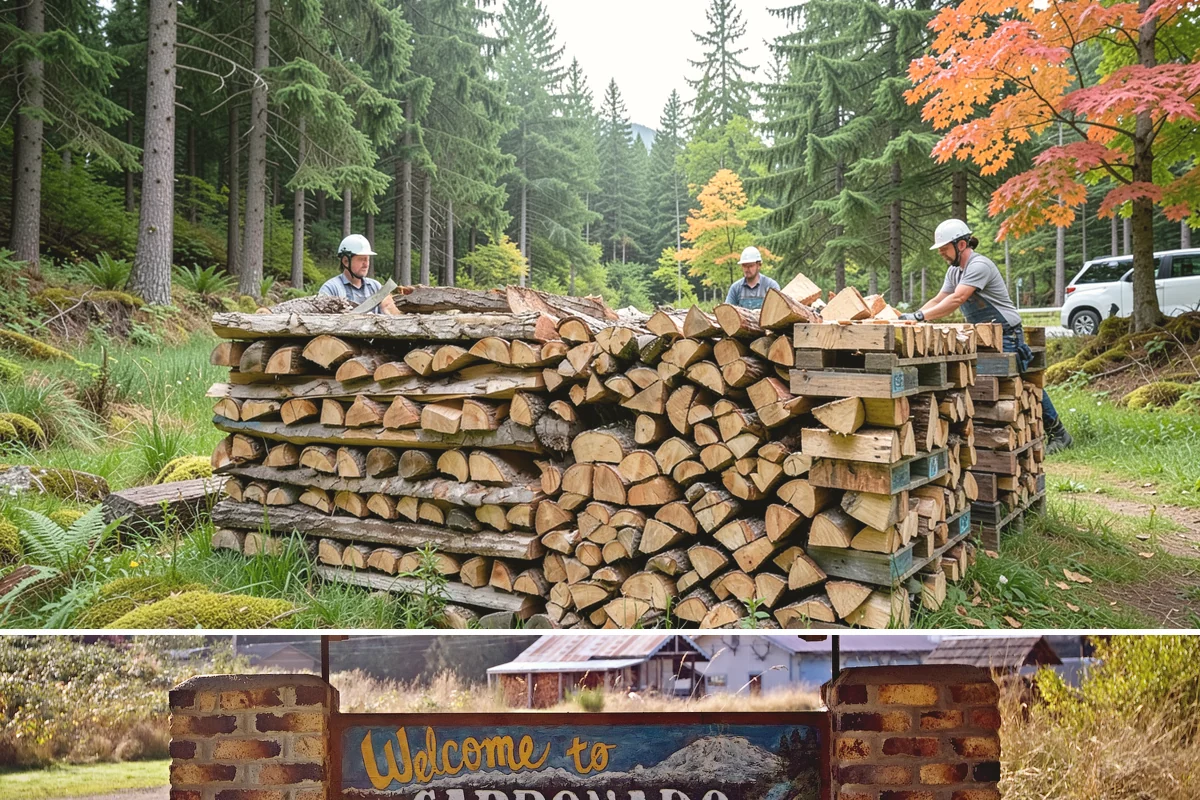 Firewood Cutting in Carbonado, Pierce County, WA - Schedule cutting in spring or summer so pieces have the dry season to season before winter.