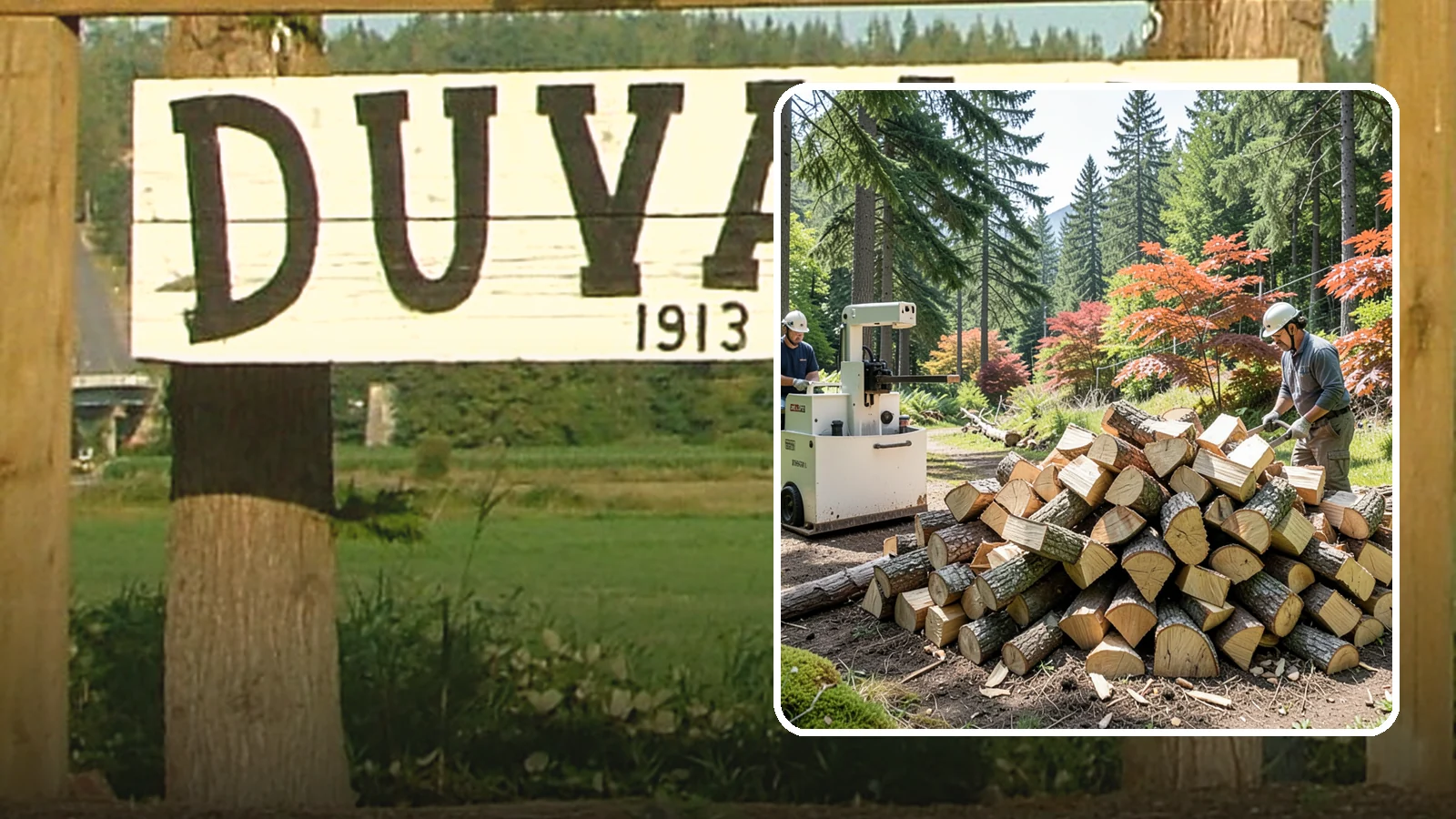 Firewood Cutting in Duvall, King County, WA - Precise firewood cutting that brings logs down to the burn lengths your appliance needs.