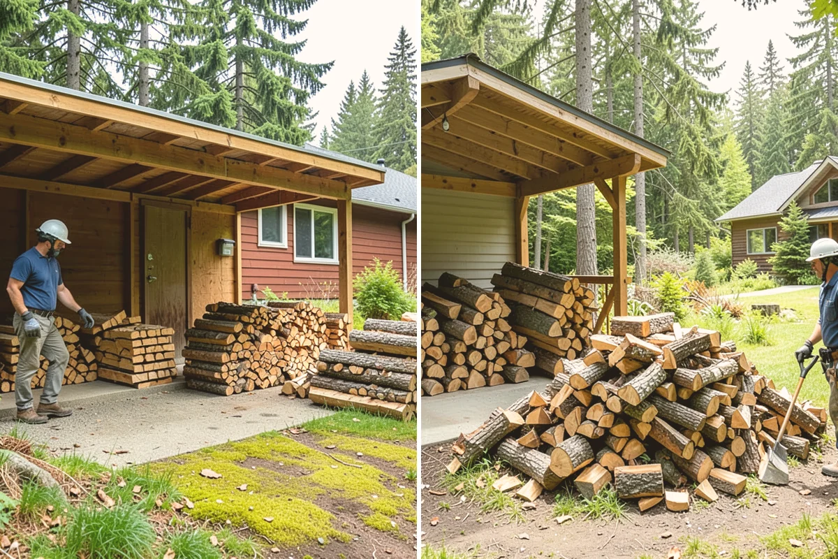 Firewood Cutting in Eatonville, Pierce County, WA - Confirm your target burn length and volume