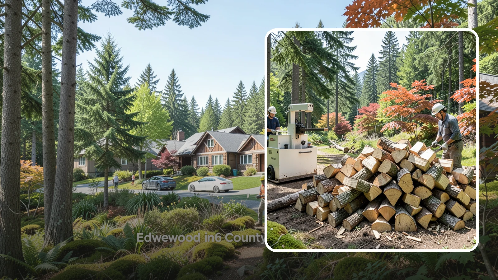 Firewood Cutting in Edgewood, WA - Precise firewood cutting that brings logs down to the burn lengths your appliance needs.