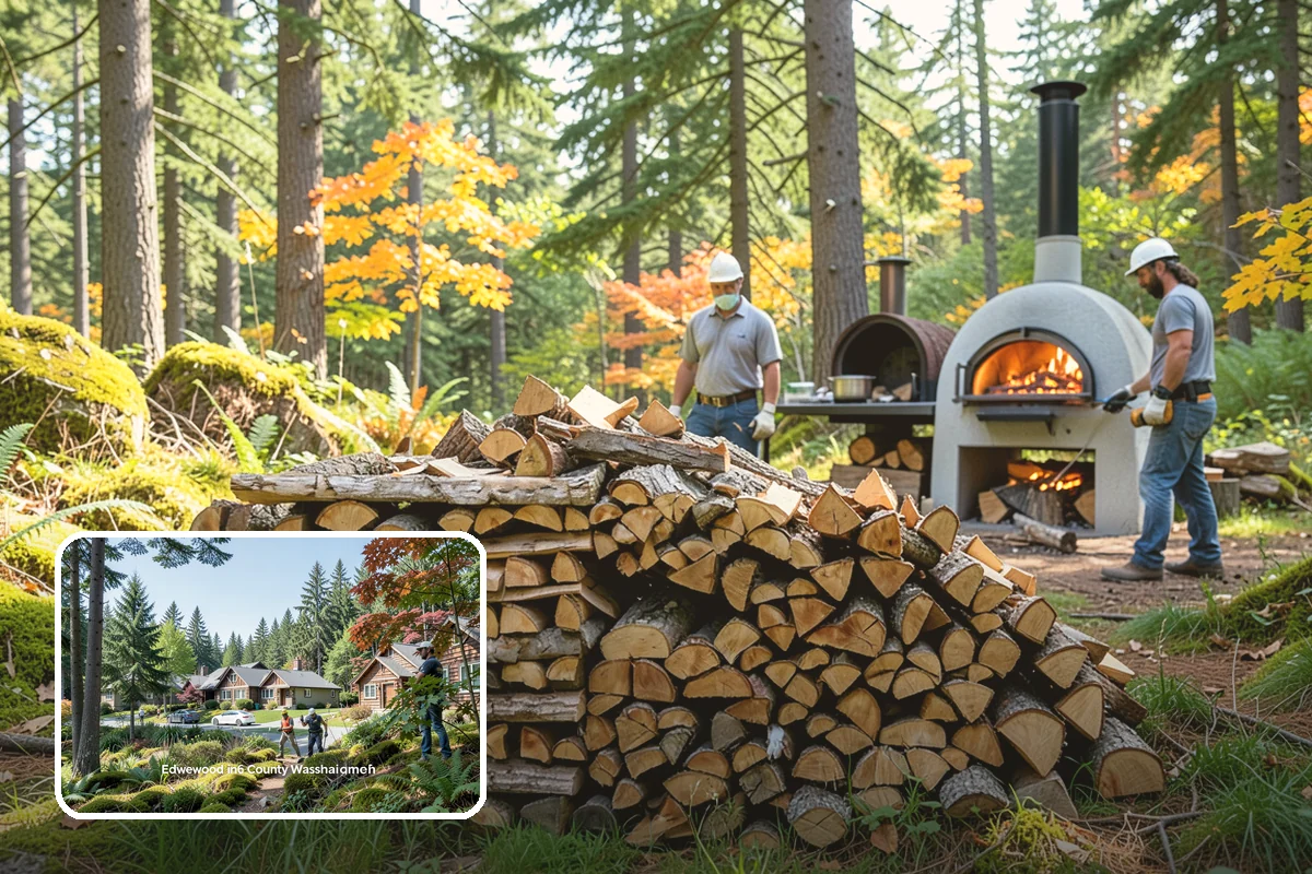 Firewood Cutting in Edgewood, WA - Consistent lengths that fit your appliance