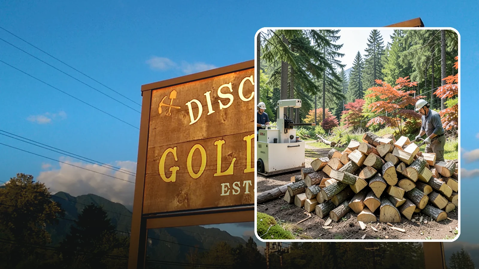 Firewood Cutting in Gold Bar, Snohomish County, WA - Precise firewood cutting that brings logs down to the burn lengths your appliance needs.