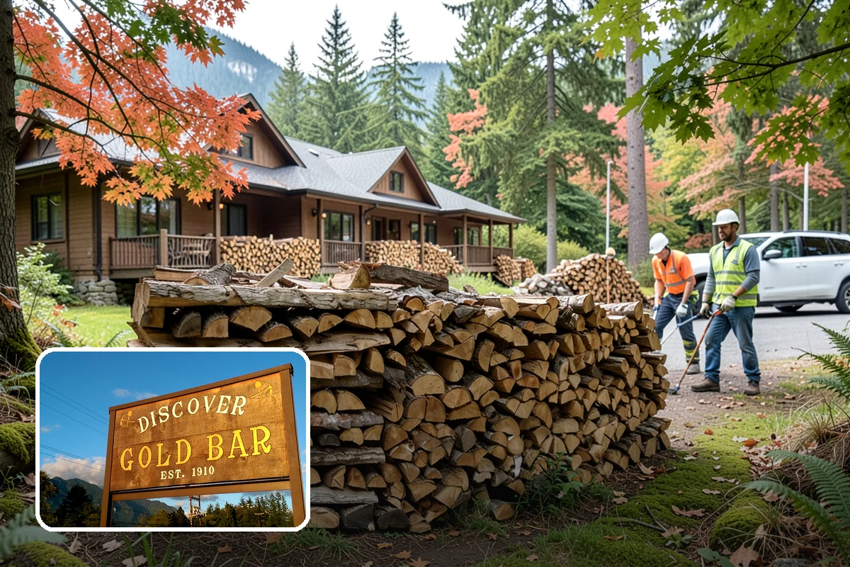 Firewood Cutting in Gold Bar, Snohomish County, WA - Consistent lengths that fit your appliance
