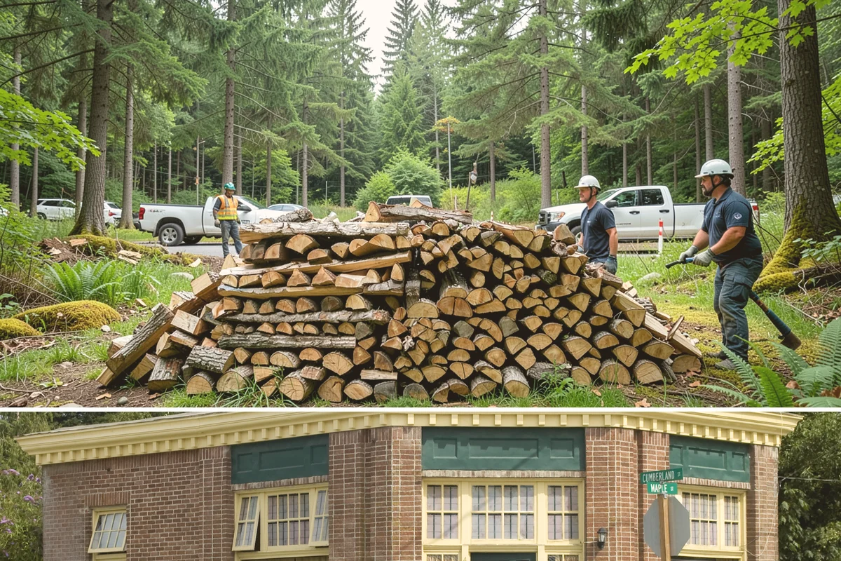 Firewood Cutting in Hamilton, Skagit County, WA - Schedule cutting in spring or summer so pieces have the dry season to season before winter.
