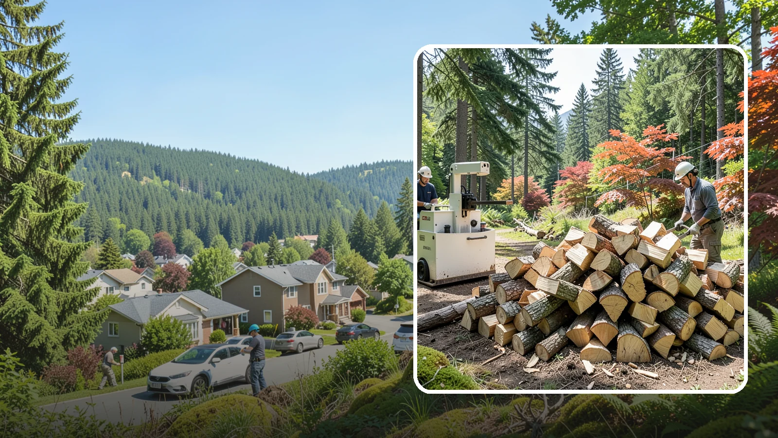 Firewood Cutting in Index, Snohomish County, WA - Precise firewood cutting that brings logs down to the burn lengths your appliance needs.