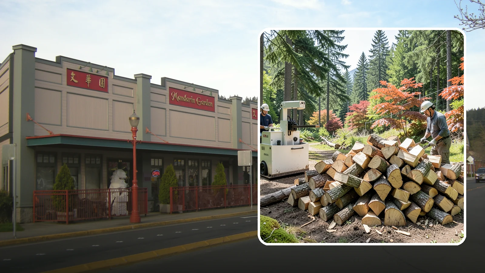 Firewood Cutting in Issaquah, King County, WA - Precise firewood cutting that brings logs down to the burn lengths your appliance needs.