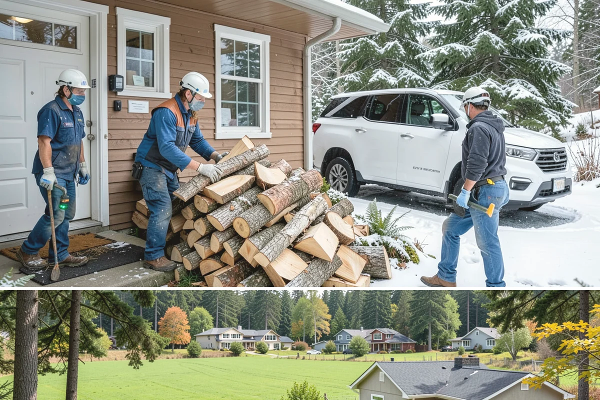 Firewood Cutting in Lyman, WA - Schedule cutting in spring or summer so pieces have the dry season to season before winter.