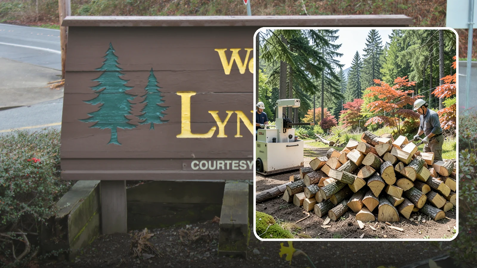 Firewood Cutting in Lynnwood, Snohomish County, WA - Precise firewood cutting that brings logs down to the burn lengths your appliance needs.