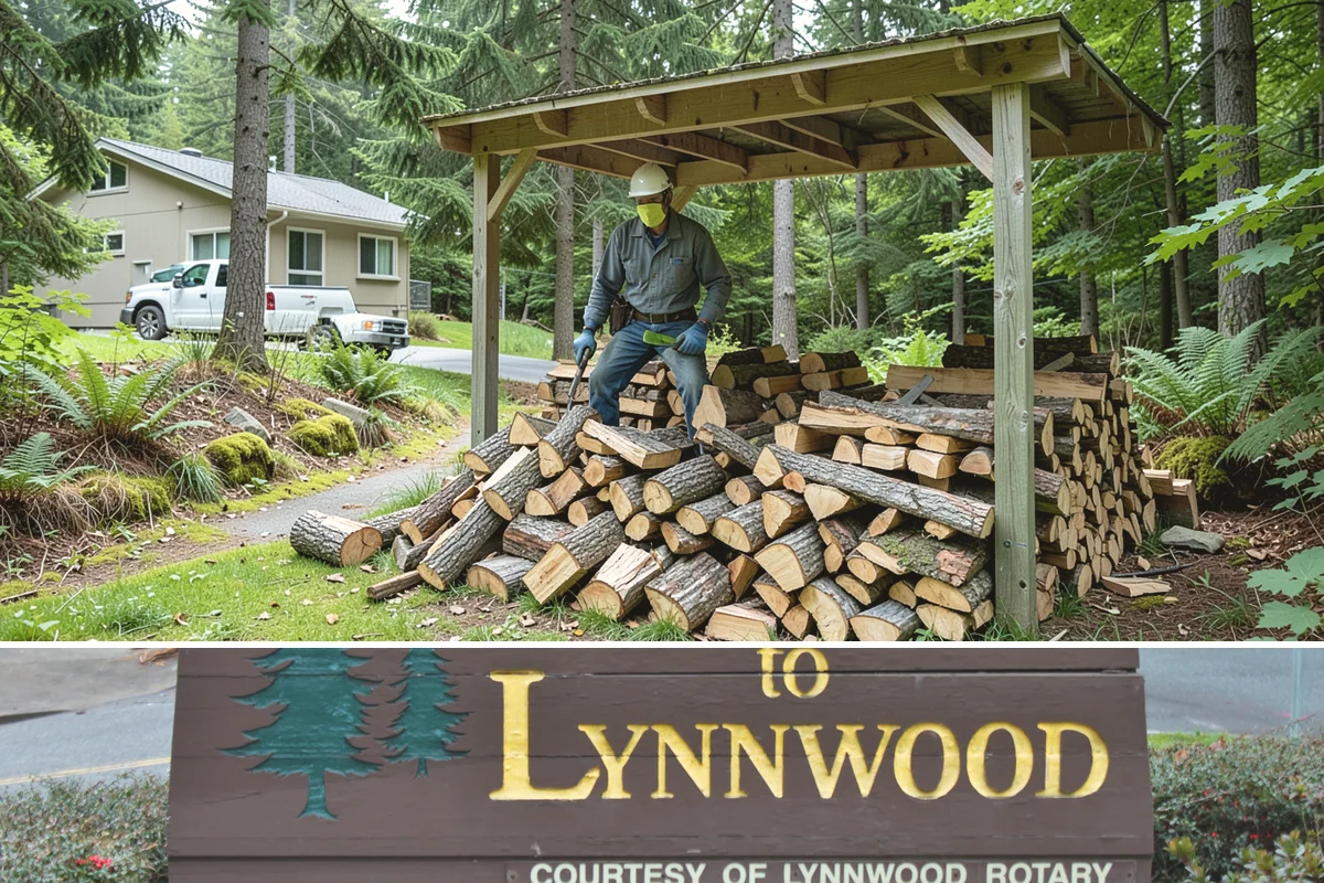 Firewood Cutting in Lynnwood, Snohomish County, WA - Schedule cutting in spring or summer so pieces have the dry season to season before winter.