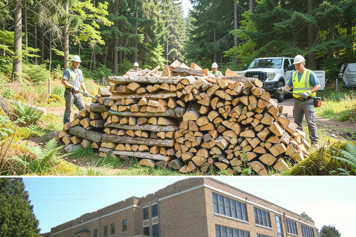 Firewood Cutting in Maple Valley, King County, WA - Schedule cutting in spring or summer so pieces have the dry season to season before winter.