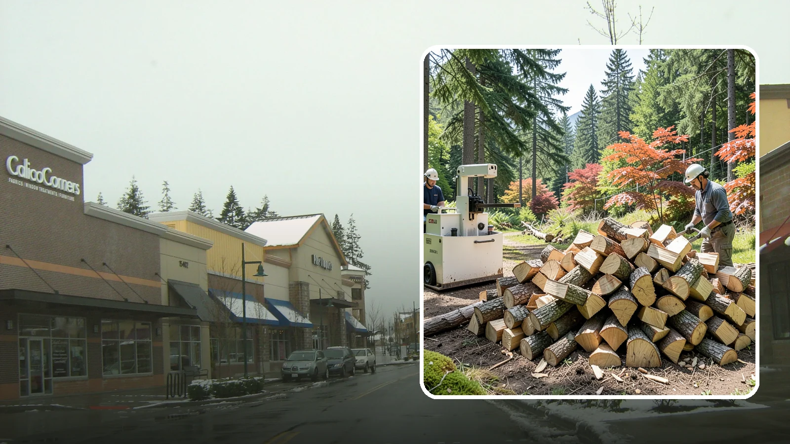 Firewood Cutting in Mill Creek, Snohomish County, WA - Precise firewood cutting that brings logs down to the burn lengths your appliance needs.