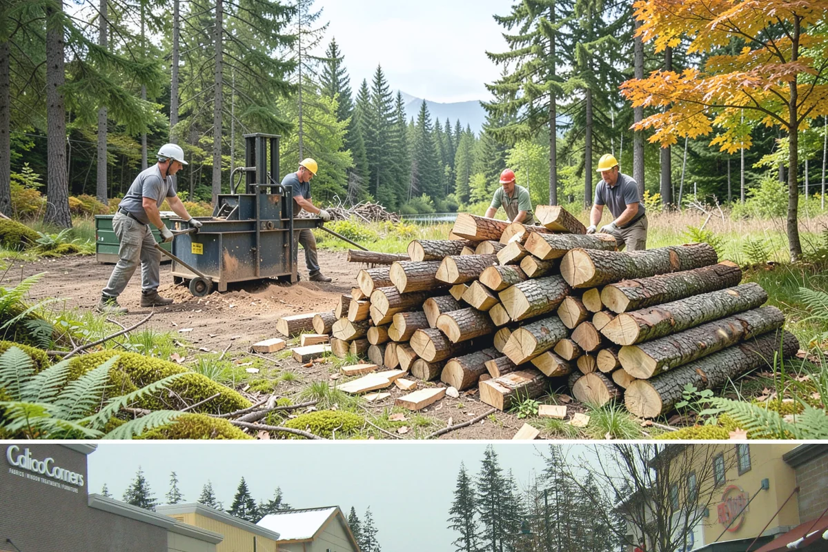 Firewood Cutting in Mill Creek, Snohomish County, WA - Schedule cutting in spring or summer so pieces have the dry season to season before winter.