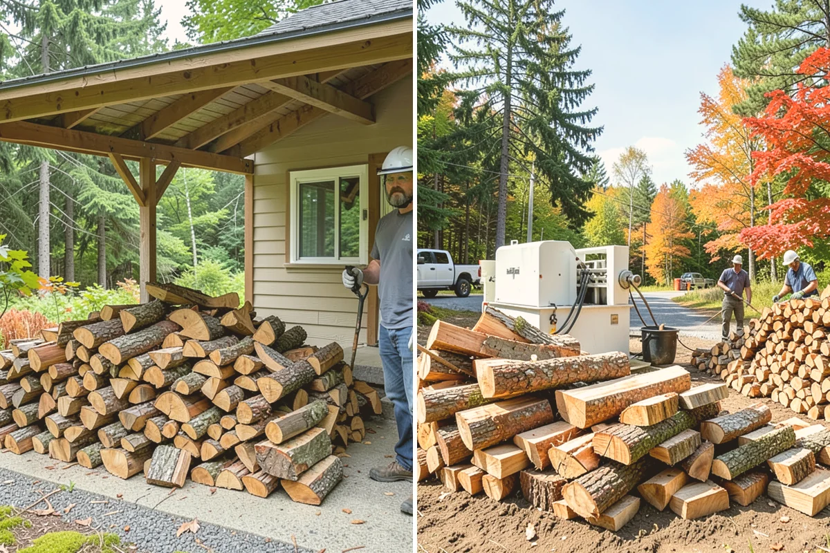 Firewood Cutting in Milton, King County, WA - Confirm your target burn length and volume
