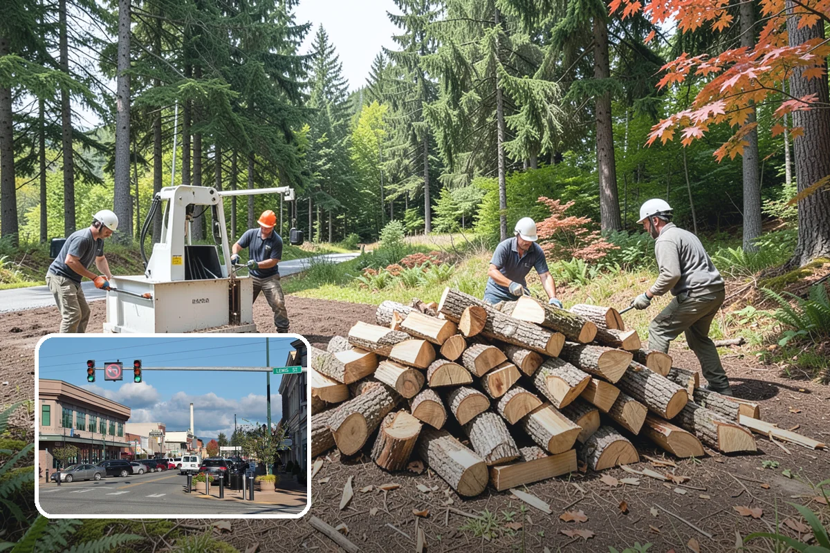 Firewood Cutting in Monroe, Snohomish County, WA - Consistent lengths that fit your appliance