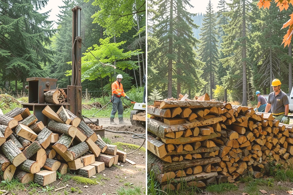 Firewood Cutting in Mount Vernon, Skagit County, WA - Confirm your target burn length and volume