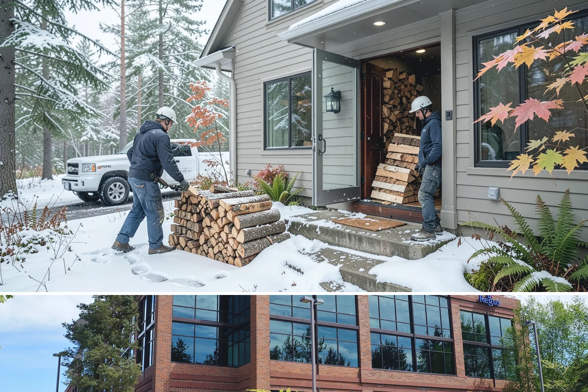Firewood Cutting in Mountlake Terrace, Snohomish County, WA - Schedule cutting in spring or summer so pieces have the dry season to season before winter.