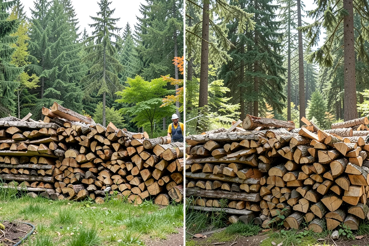 Firewood Cutting in Normandy Park, King County, WA - Confirm your target burn length and volume