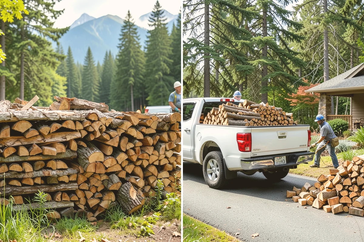 Firewood Cutting in Orting, Pierce County, WA - Confirm your target burn length and volume
