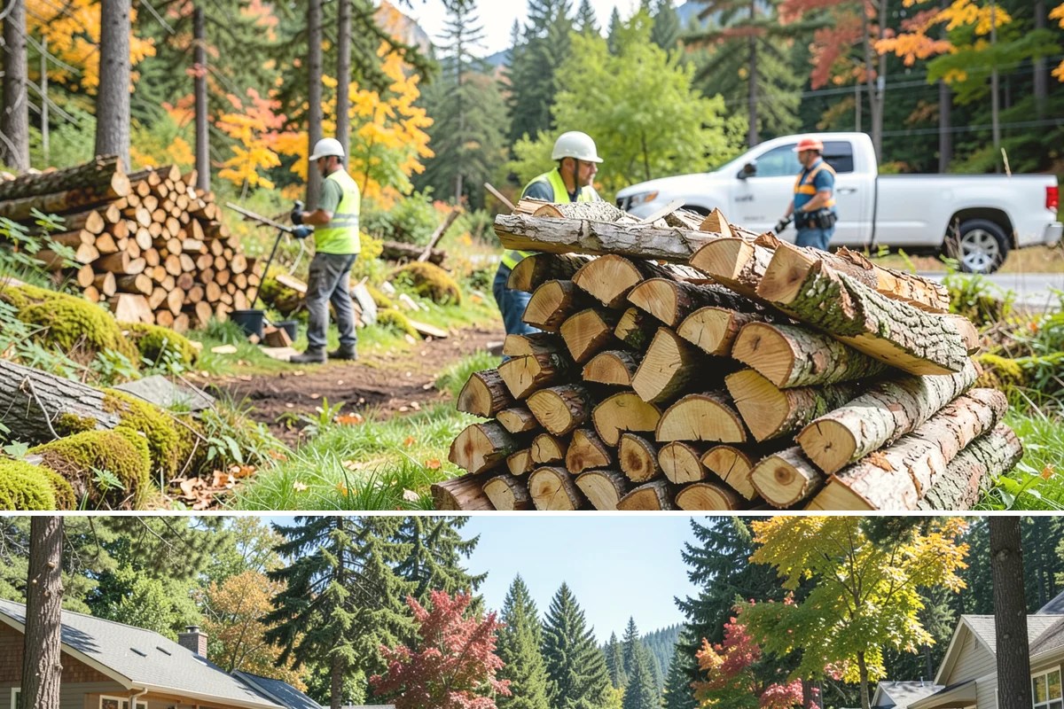Firewood Cutting in Orting, Pierce County, WA - Schedule cutting in spring or summer so pieces have the dry season to season before winter.