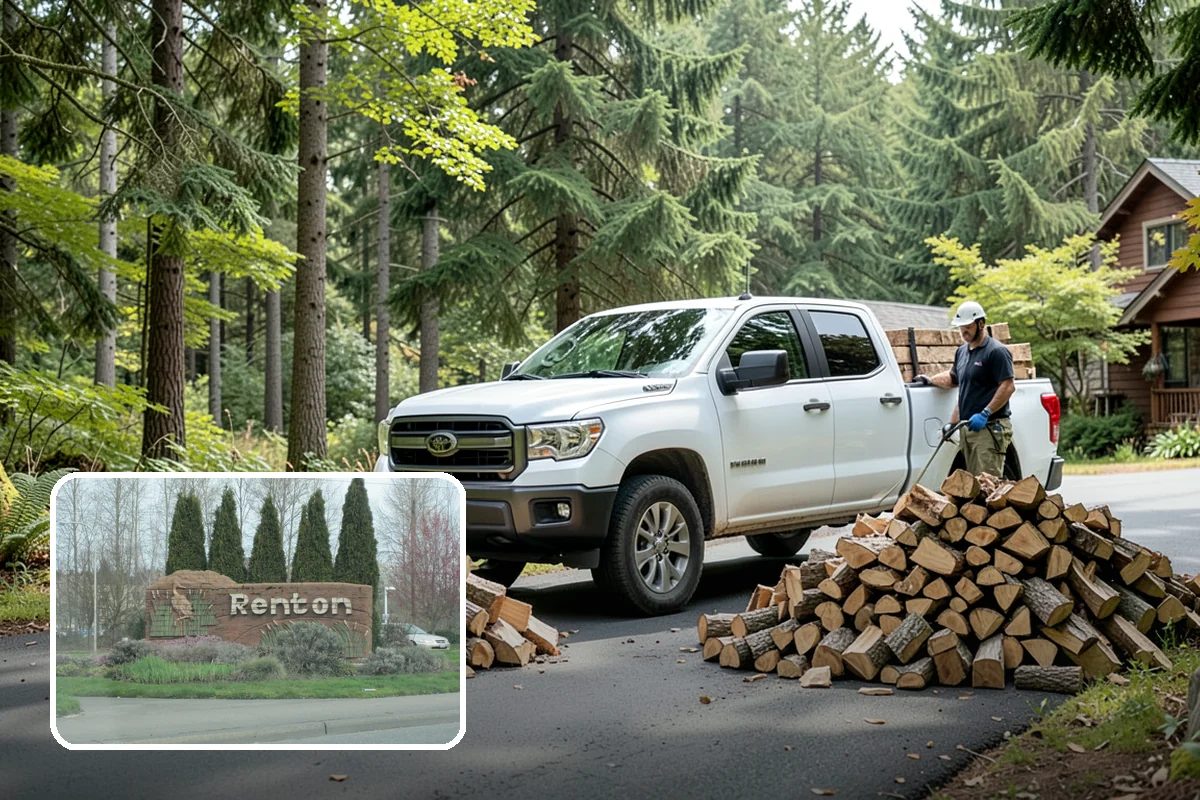 Firewood Cutting in Renton, King County, WA - Consistent lengths that fit your appliance