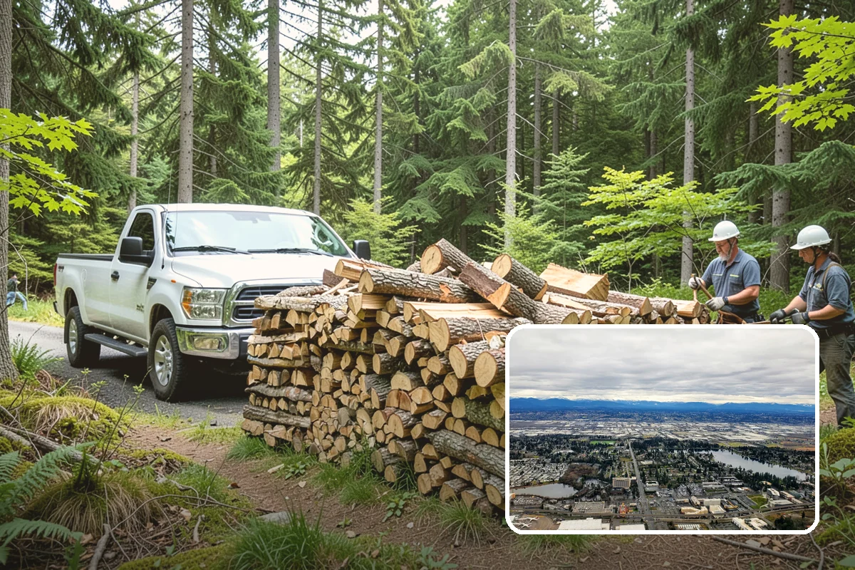 Firewood Cutting in SeaTac, King County, WA - Consistent lengths that fit your appliance