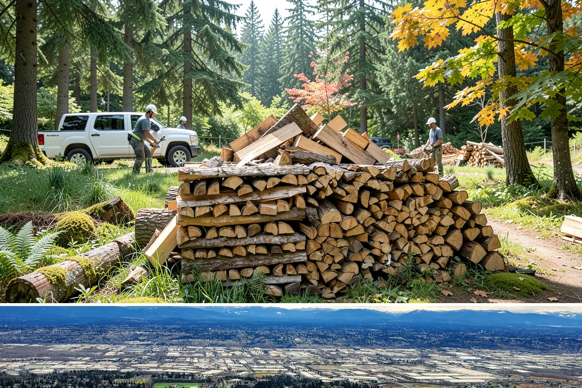 Firewood Cutting in SeaTac, King County, WA - Schedule cutting in spring or summer so pieces have the dry season to season before winter.