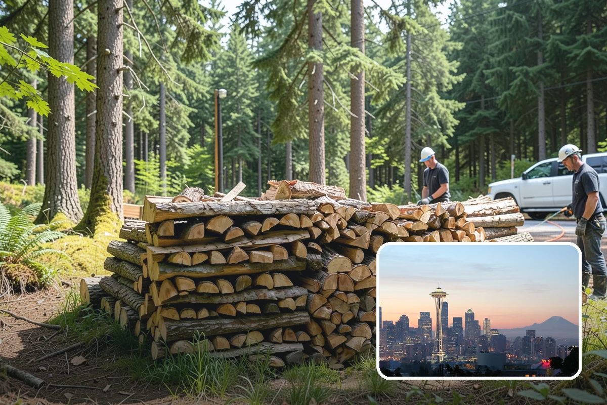 Firewood Cutting in Seattle, King County, WA - Consistent lengths that fit your appliance