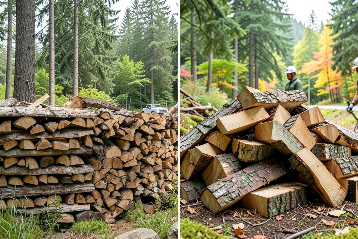 Firewood Cutting in Seattle, King County, WA - Confirm your target burn length and volume