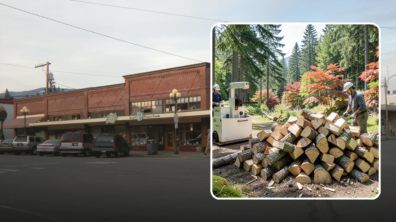 Firewood Cutting in Sedro-Woolley, Skagit County, WA - Precise firewood cutting that brings logs down to the burn lengths your appliance needs.
